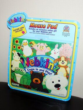 3/$55❤️Webkinz Come In and Play! Country Living Mouse Pad 8"x9" Unused Code